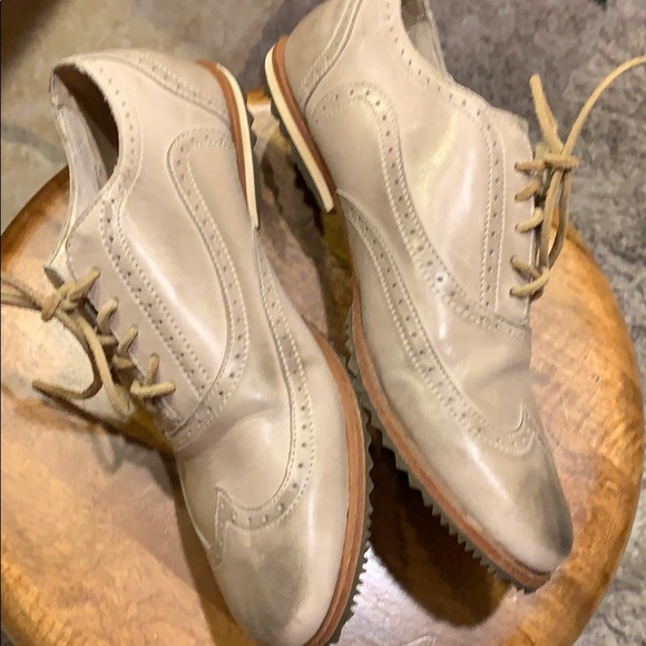 Sorel Brogue Fossil Wingtip Grey Leather Oxford - Picture 6 of 8